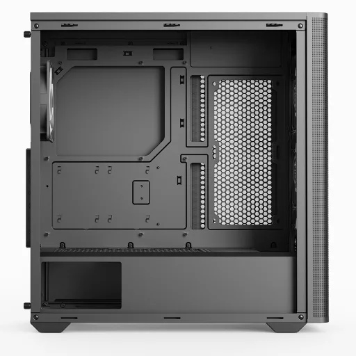 Aerocool D501A Midi Tower Fekete