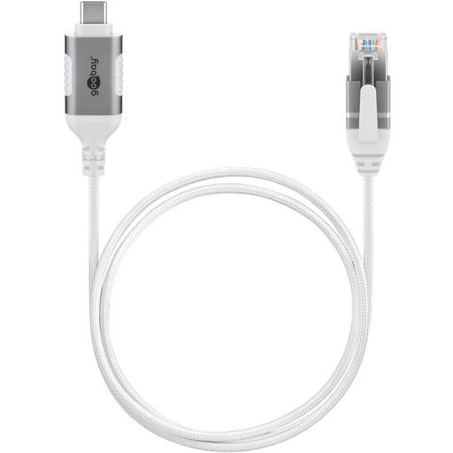 Goobay 74387 csatlakozó átlakító USB 3.1 type A RJ45 Fehér