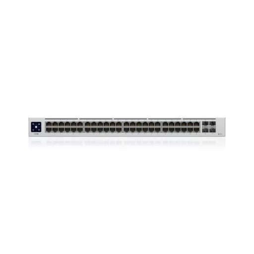 Ubiquiti UniFi USW-48-POE hálózati kapcsoló Vezérelt L2 Gigabit Ethernet (10/100/1000) Ethernet-áramellátás (PoE) támogatása 1U Rozsdamentes acél