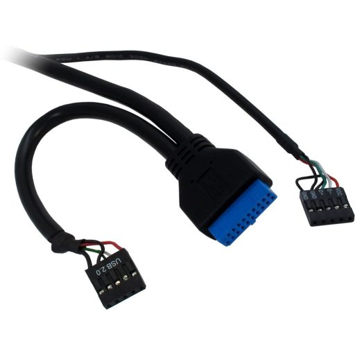 Inter-Tech CI-01 kártyaolvasó USB 3.2 Gen 1 (3.1 Gen 1) Belső Fekete