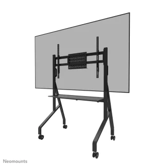  Neomounts FL50-525BL1 multimédia állvány és gurulóállvány Fekete Lapos panel Gurulós multimédia kocsi