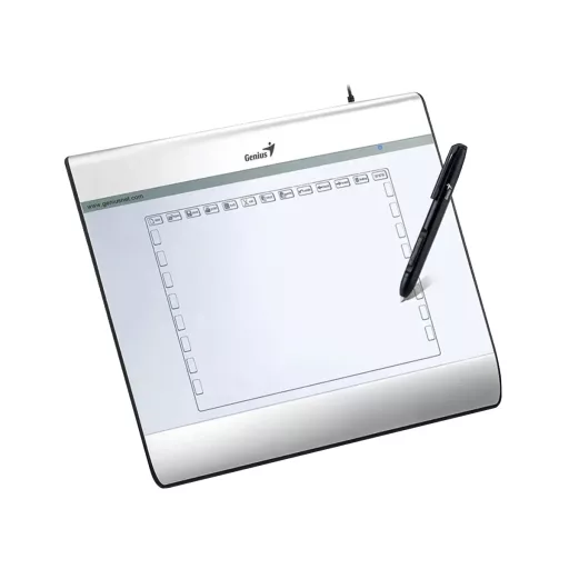 Genius EasyPen i608 digitális rajztábla Szürke 5120 lpi 152,4 x 203,2 mm USB