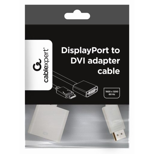Gembird A-DPM-DVIF-002-W video átalakító kábel 0,1 M DisplayPort DVI Fehér