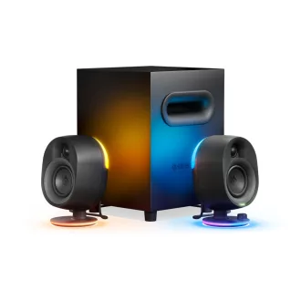   Steelseries Arena 7 hangfalszett PC/Laptop Fekete 2.1 csatornák 2-utas Bluetooth