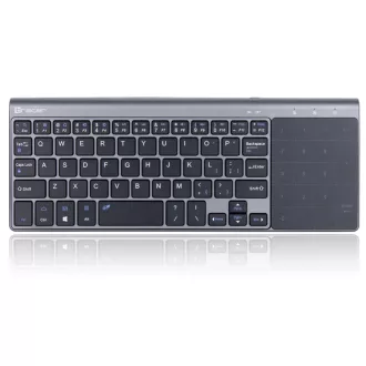   Tracer TRAKLA46934 billentyűzet Otthoni Vezeték nélküli RF QWERTY Angol Fekete, Szürke