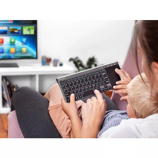 Tracer TRAKLA46934 billentyűzet Otthoni Vezeték nélküli RF QWERTY Angol Fekete, Szürke