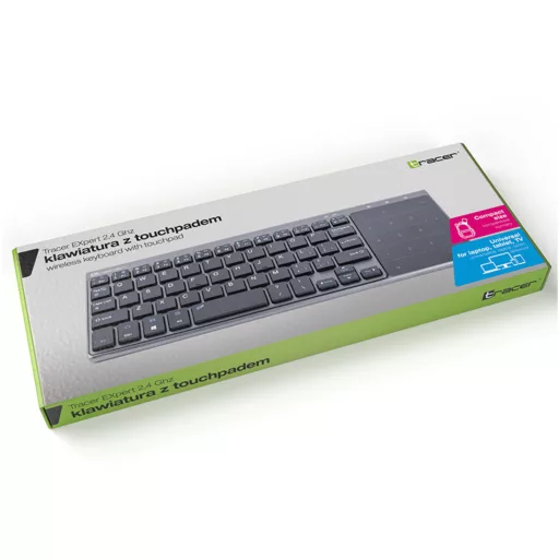Tracer TRAKLA46934 billentyűzet Otthoni Vezeték nélküli RF QWERTY Angol Fekete, Szürke