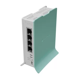   Mikrotik hAP vezetéknélküli router Gigabit Ethernet Egysávos (2,4 GHz) Zöld, Fehér