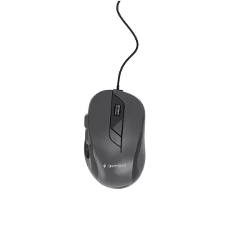   Gembird MUS-6B-01-BG egér Irodai Jobbkezes USB A típus Optikai 1600 DPI
