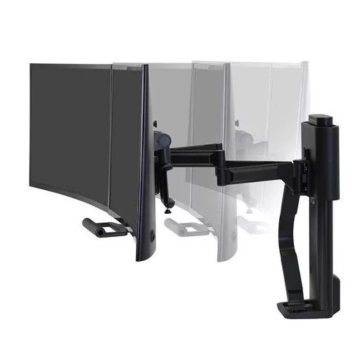 Ergotron TRACE 45-631-224 asztali TV konzol 68,6 cm (27") Fekete