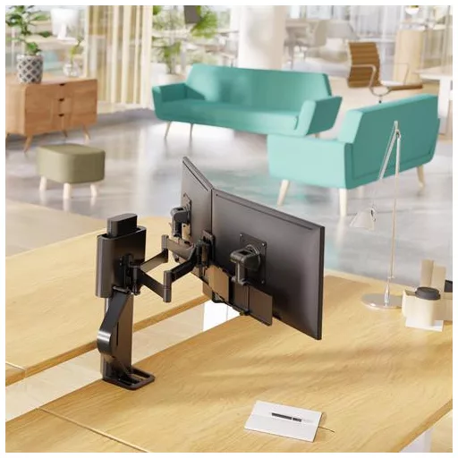 Ergotron TRACE 45-631-224 asztali TV konzol 68,6 cm (27") Fekete