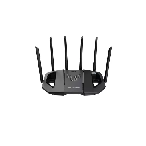 ASUS TUF Gaming BE6500 (TUF-BE6500) vezetéknélküli router 2.5 Gigabit Ethernet Kétsávos (2,4 GHz / 5 GHz) Fekete