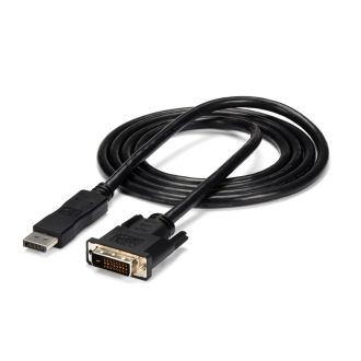  StarTech.com DP2DVIMM6 video átalakító kábel 1,8 M DisplayPort DVI-D Fekete