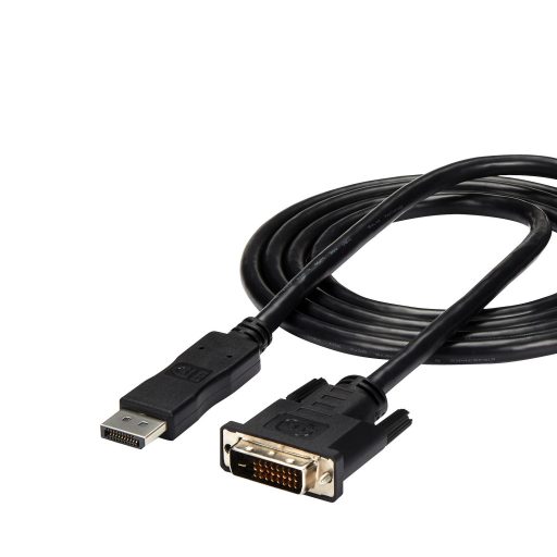 StarTech.com DP2DVIMM6 video átalakító kábel 1,8 M DisplayPort DVI-D Fekete