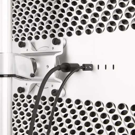 StarTech.com TBLT4MM50CM Thunderbolt kábel 0,5 M 40 Gbit/s Fekete