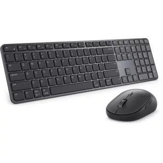   DELL Pro 7 Slim KM726 billentyűzet Egér mellékelve Otthoni/irodai RF vezeték nélküli + Bluetooth QWERTZ Magyar Fekete