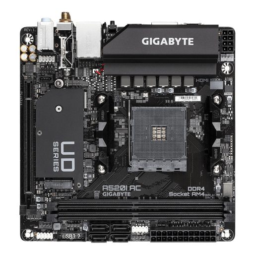 GIGABYTE A520I AC AMD A520 AM4 foglalat mini ITX