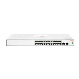   HPE Aruba Networking Aruba Instant On 1830 24G 2SFP Vezérelt L2 Gigabit Ethernet (10/100/1000) 1U