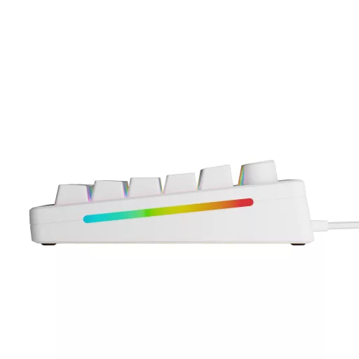 Glorious Gaming GMMK 3 HE 75% Prebuilt billentyűzet Játék USB QWERTY Amerikai angol Fehér