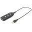 Digitus AB-50001-1 hálózati csatlakozó 480 Mbit/s Fekete