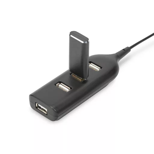 Digitus AB-50001-1 hálózati csatlakozó 480 Mbit/s Fekete
