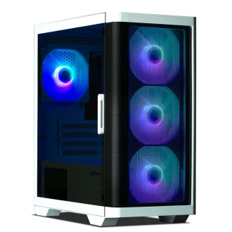 Zalman M4 WHITE Mini Tower Fekete, Fehér