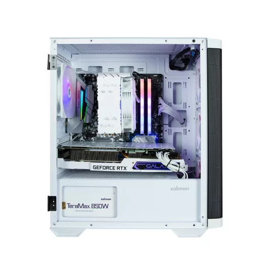 Zalman M4 WHITE Mini Tower Fekete, Fehér