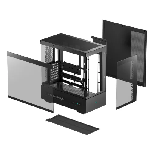 DeepCool CH690 DIGITAL Tower Fekete