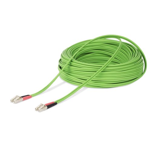 StarTech.com LCLCL-25M-OM5-FIBER InfiniBand és száloptikai kábel LC LOMM Zöld