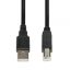 iBox IKU2D USB kábel USB 2.0 3 M USB A USB B Fekete