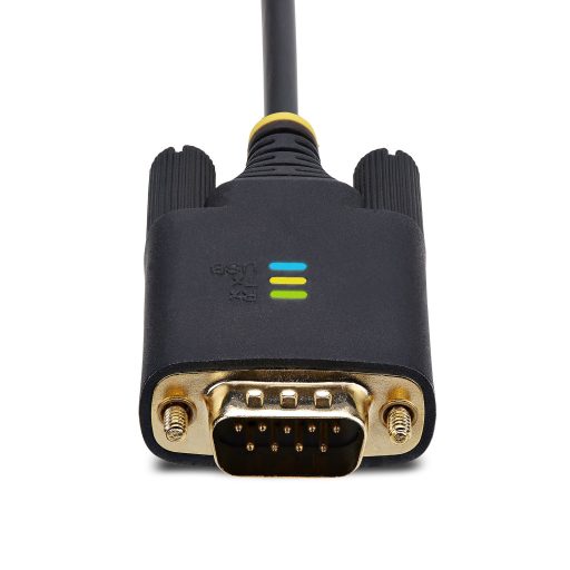 StarTech.com 1P10FFC-USB-SERIAL soros kábel Fekete 3 M USB A típus DB-9
