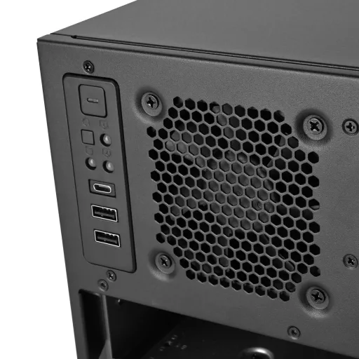 Silverstone RM47-502-I Rack Fekete