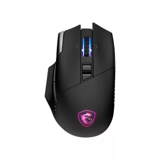   MSI S12-4301370-CLA egér Játék Jobbkezes RF Wireless + Bluetooth + USB Type-A Optikai 26000 DPI