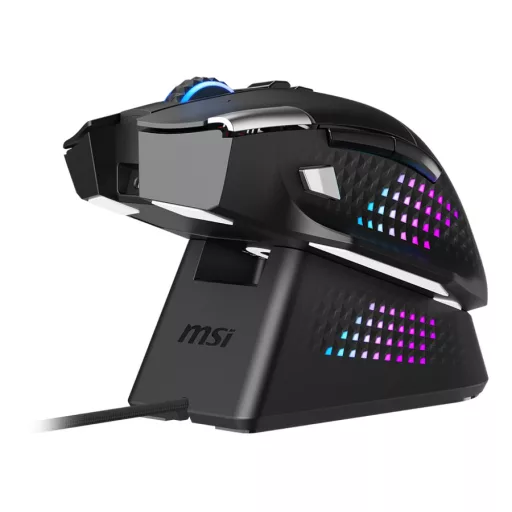 MSI S12-4301370-CLA egér Játék Jobbkezes RF Wireless + Bluetooth + USB Type-A Optikai 26000 DPI