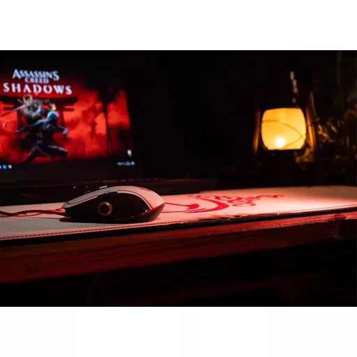 Lexip Assassin’s Creed Shadows egér Játék Jobbkezes USB A típus Optikai 12000 DPI