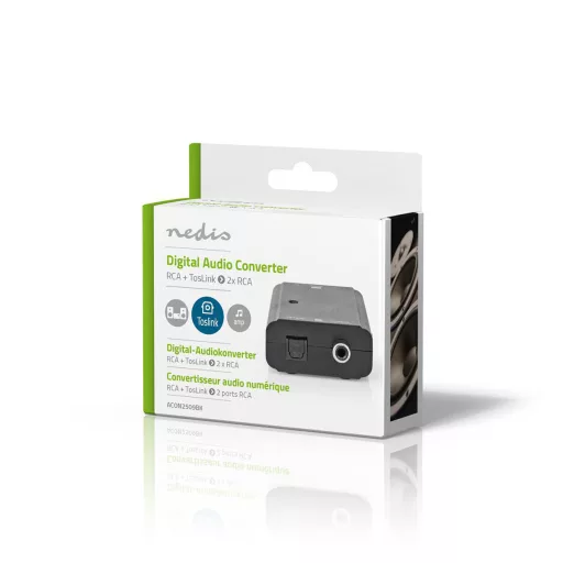 Nedis ACON2509BK audió konverter Fekete