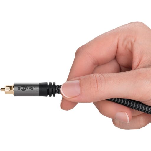 Goobay 65308 audio kábel 10 M Toslink (digitális optikai) kábel Fekete, Ezüst