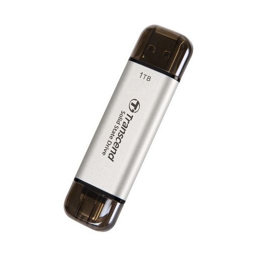 Transcend ESD310 1 TB USB Type-A / USB Type-C Ezüst