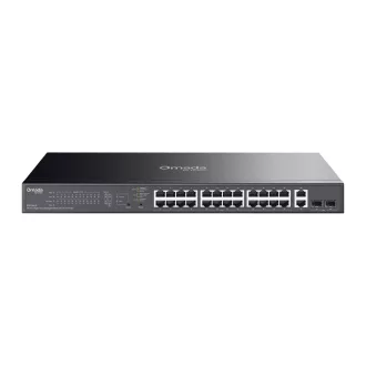   OMADA ES228GP hálózati kapcsoló Vezérelt L2 Gigabit Ethernet (10/100/1000) Ethernet-áramellátás (PoE) támogatása Fekete