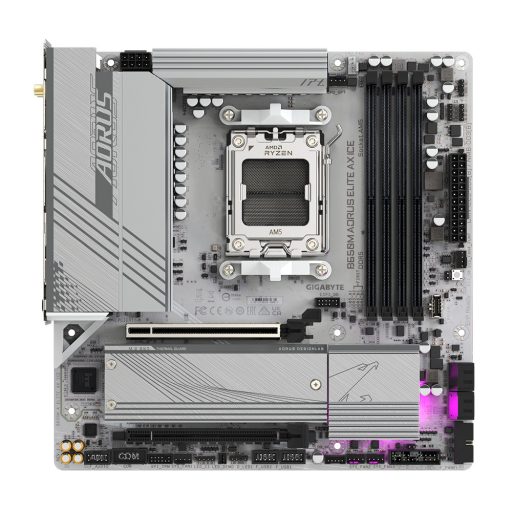 GIGABYTE B650M AORUS ELITE AX ICE AMD B650 Socket AM5 Micro ATX