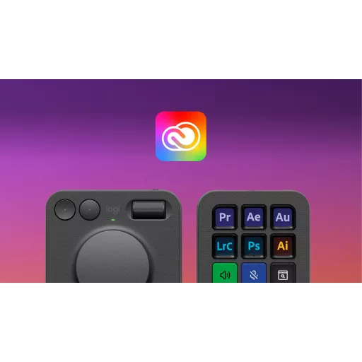 Logitech MX Creative Console Keypad Bluetooth/USB Grafit