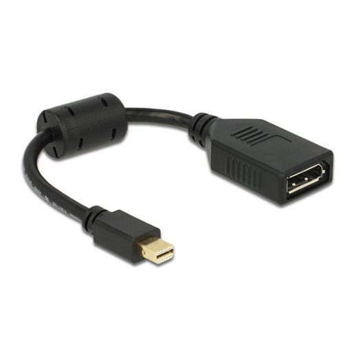 DeLOCK 65554 DisplayPort kábel 0,21 M Mini DisplayPort Fekete