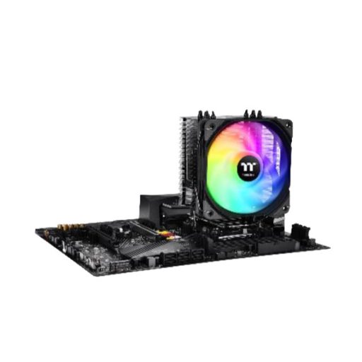 Thermaltake UX200 SE ARGB Processzor Hűtő 12 cm Fekete, Fehér