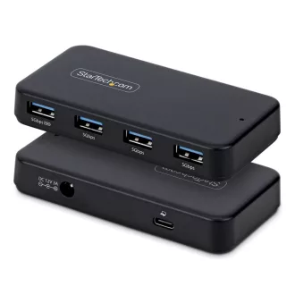   StarTech.com ST4300USB3V2-UE hálózati csatlakozó USB 3.2 Gen 1 (3.1 Gen 1) Type-C 5000 Mbit/s Fekete