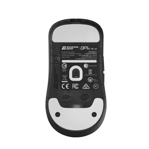 Endgame Gear OP1W 4K V2 egér Játék Jobbkezes RF Wireless + USB Type-A Optikai 30000 DPI