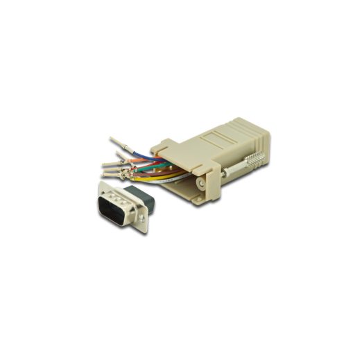 Digitus AK-610517-000-I csatlakozó átlakító RS-232 RJ-45 Bézs