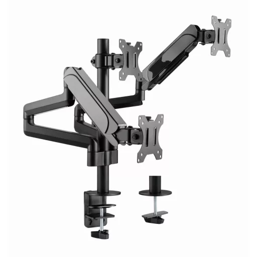 Gembird MA-DA3-01 asztali TV konzol 68,6 cm (27") Fekete