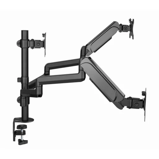 Gembird MA-DA3-01 asztali TV konzol 68,6 cm (27") Fekete