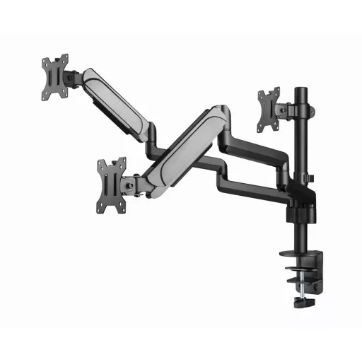 Gembird MA-DA3-01 asztali TV konzol 68,6 cm (27") Fekete