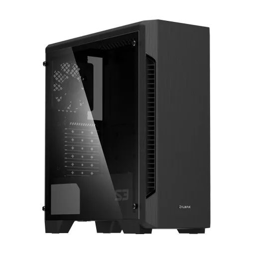 Zalman S3 TG Midi Tower Fekete